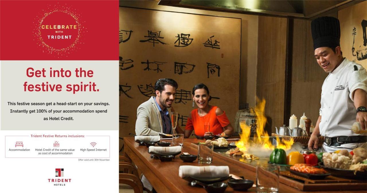 Trident Nariman Point Hotel Мумбай Екстериор снимка A restaurant in the hotel