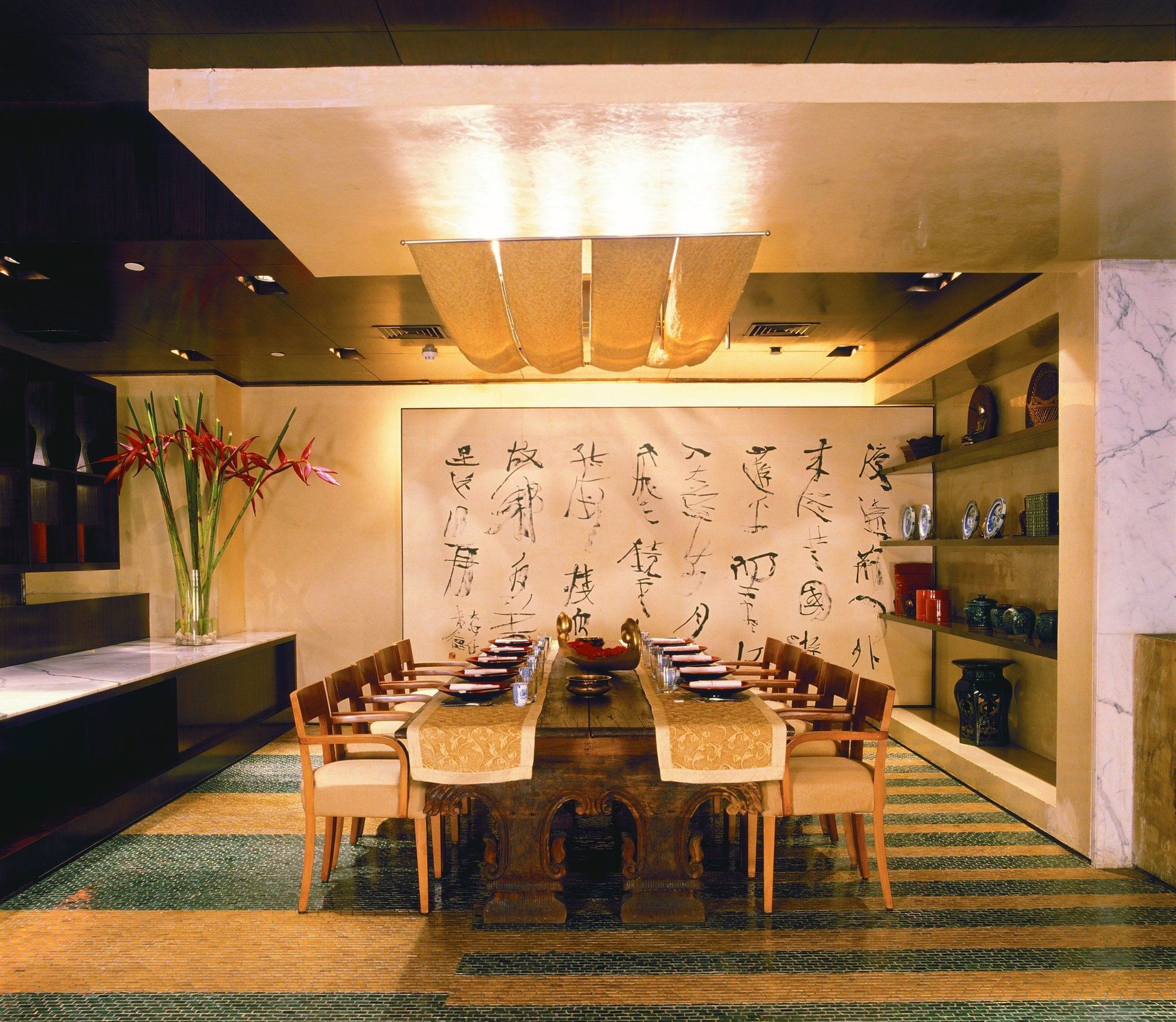 Trident Nariman Point Hotel Мумбай Ресторант снимка A dining room